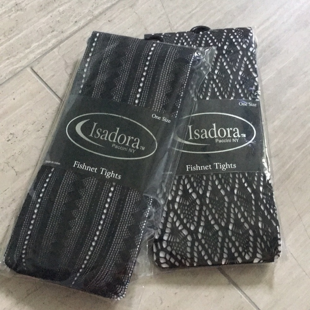🆕 Set of fishnet tights. Black
